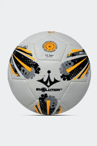 EVO Strike Training Soccer Ball, Red and Orange, view 2