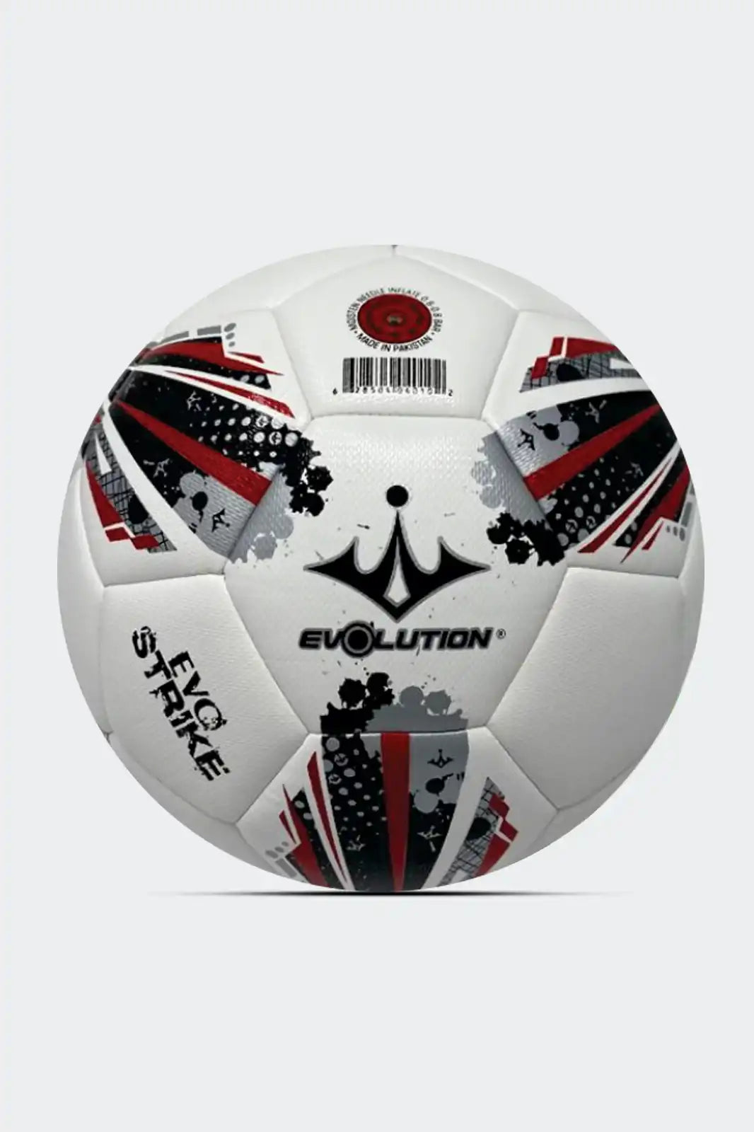 EVO Strike Training Soccer Ball, Red and Orange, view 5