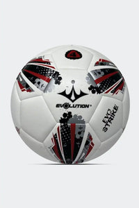 EVO Strike Training Soccer Ball, Red and Orange, view 6