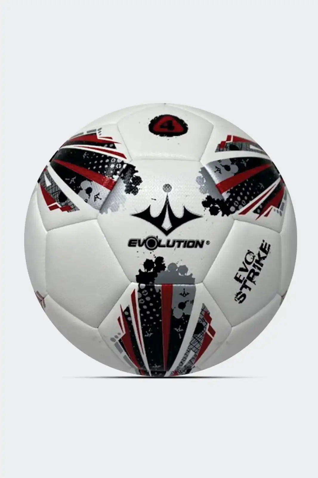 EVO Strike Training Soccer Ball, Red and Orange, view 6
