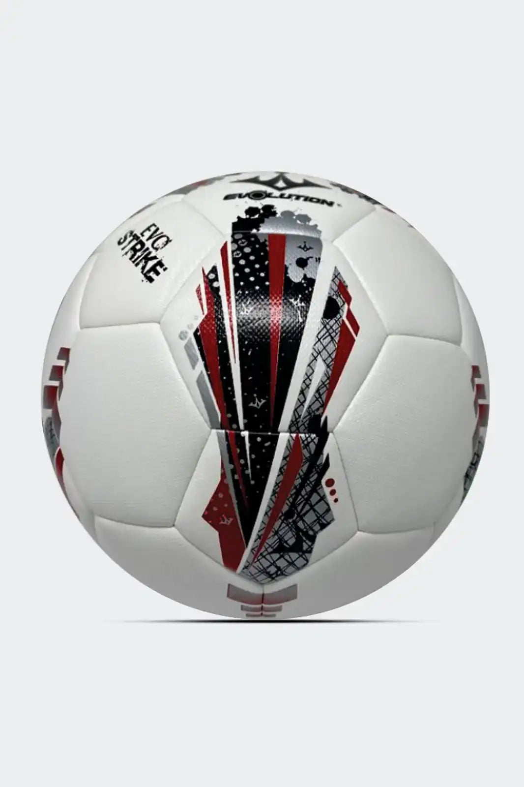 EVO Strike Training Soccer Ball, Red and Orange, view 8